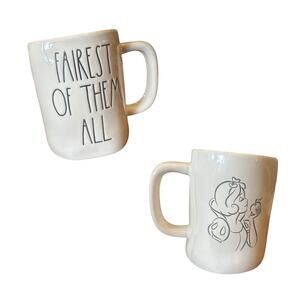 Rae Dunn Disney Princess Snow White Mug Fairest Of Them All 16 oz Artisan